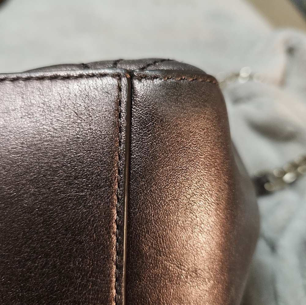 Kate Spade Metallic Oak Briar Lane Quilted Convertible Bag And Matching … - Picture 7 of 12